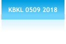 KBKL 0509 2018